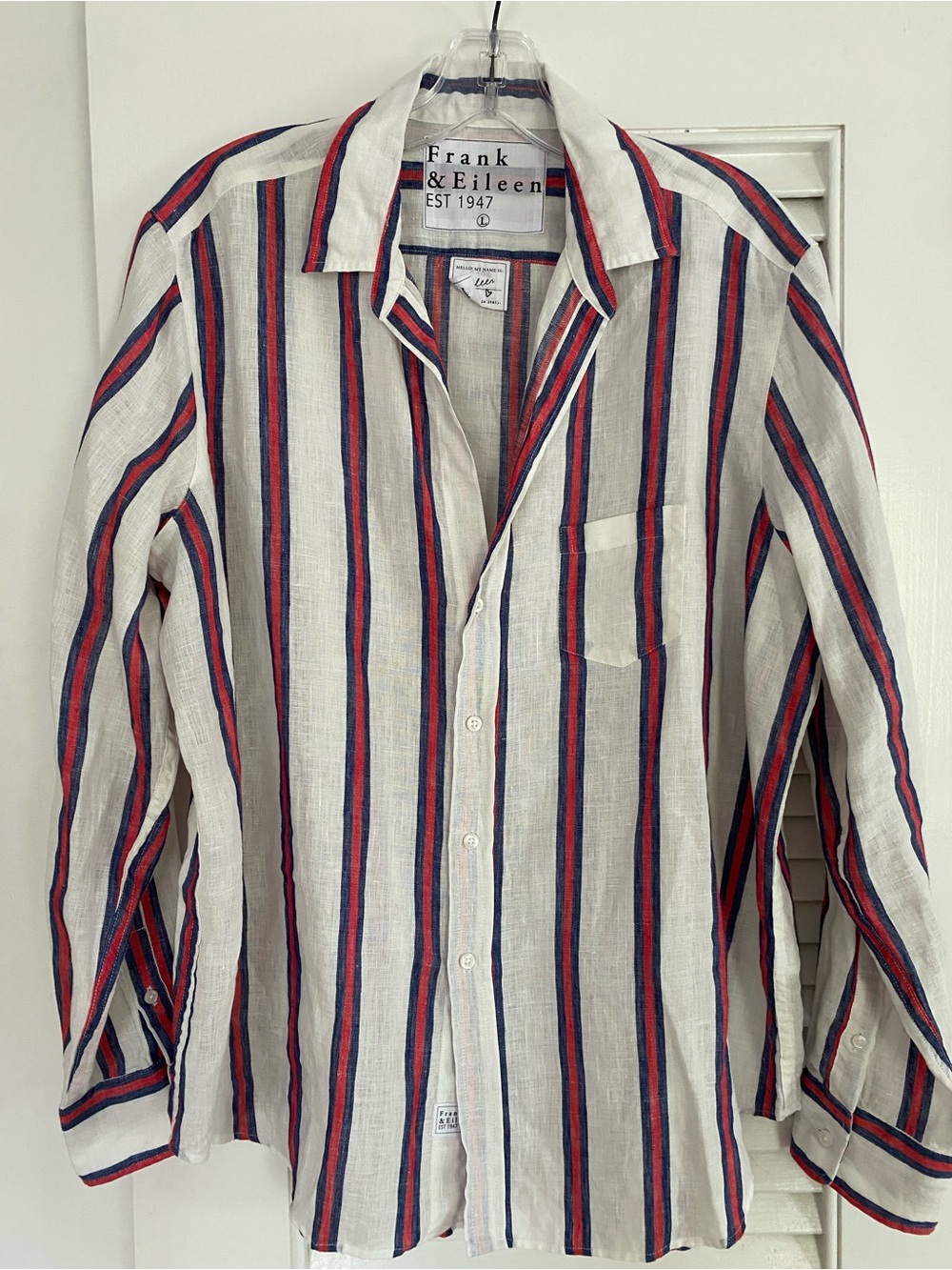 Frank & Eileen Eileen Linen Relaxed Shirt Top